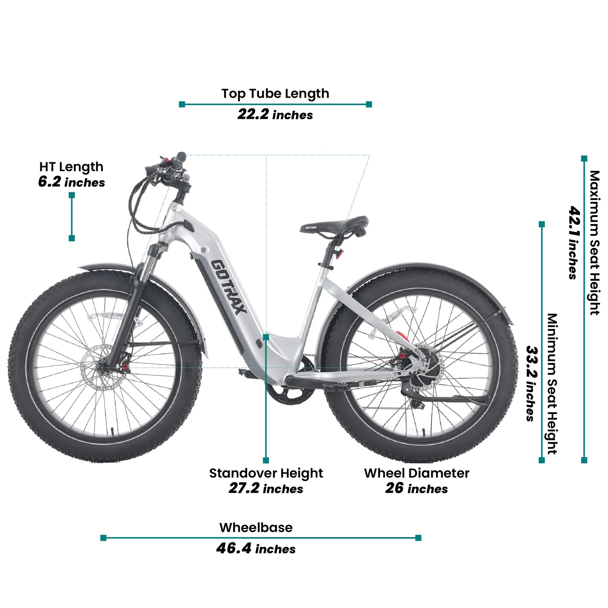 GOTRAX Tundra Fat Tire Electric Bike image 22