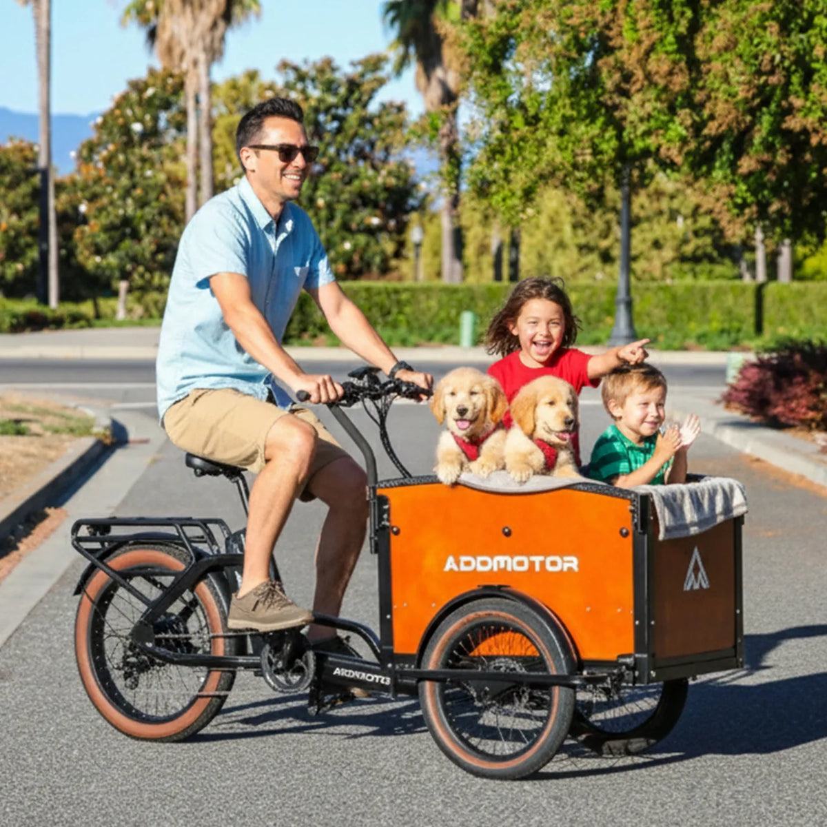 Addmotor E-325 750 Family Electric Cargo Trike