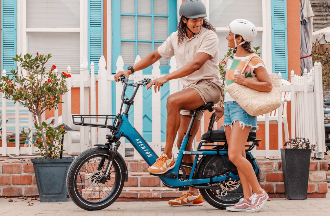 Aventon Bikes Abound SR Electric Cargo Bike 750W Motor
