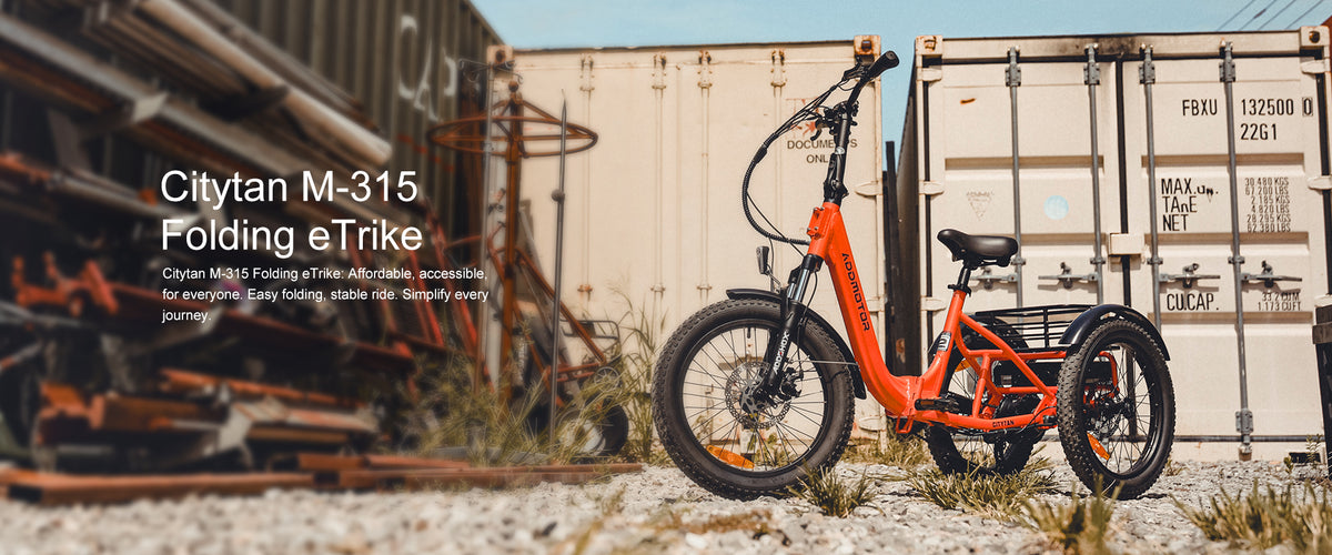 Addmotor Citytan M-315 Folding Electric Trike