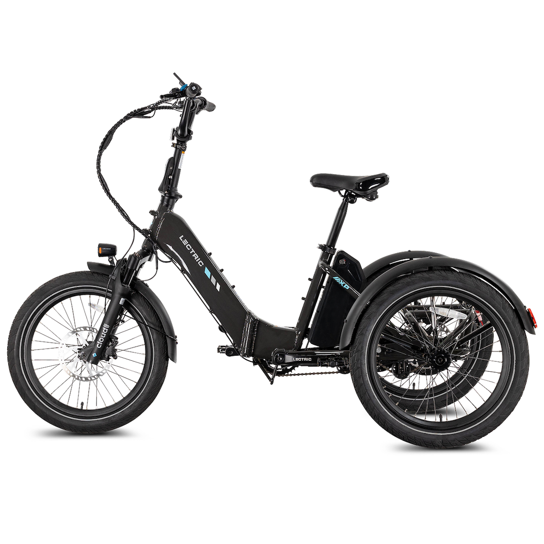 Lectric eBikes XP Trike2 Tempest Grey Electric Trike Foldable