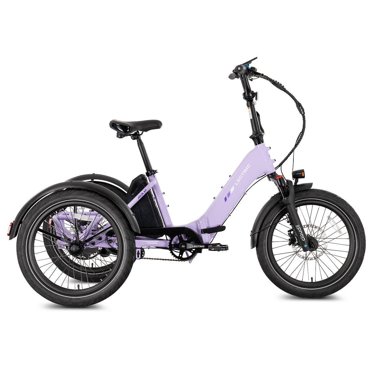 Lectric eBikes XP Trike2 750 Lavender Haze Electric Trike Foldable