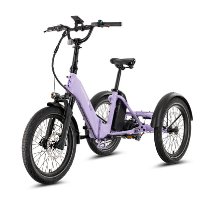 Lectric eBikes XP Trike2 750 Lavender Haze Electric Trike Foldable
