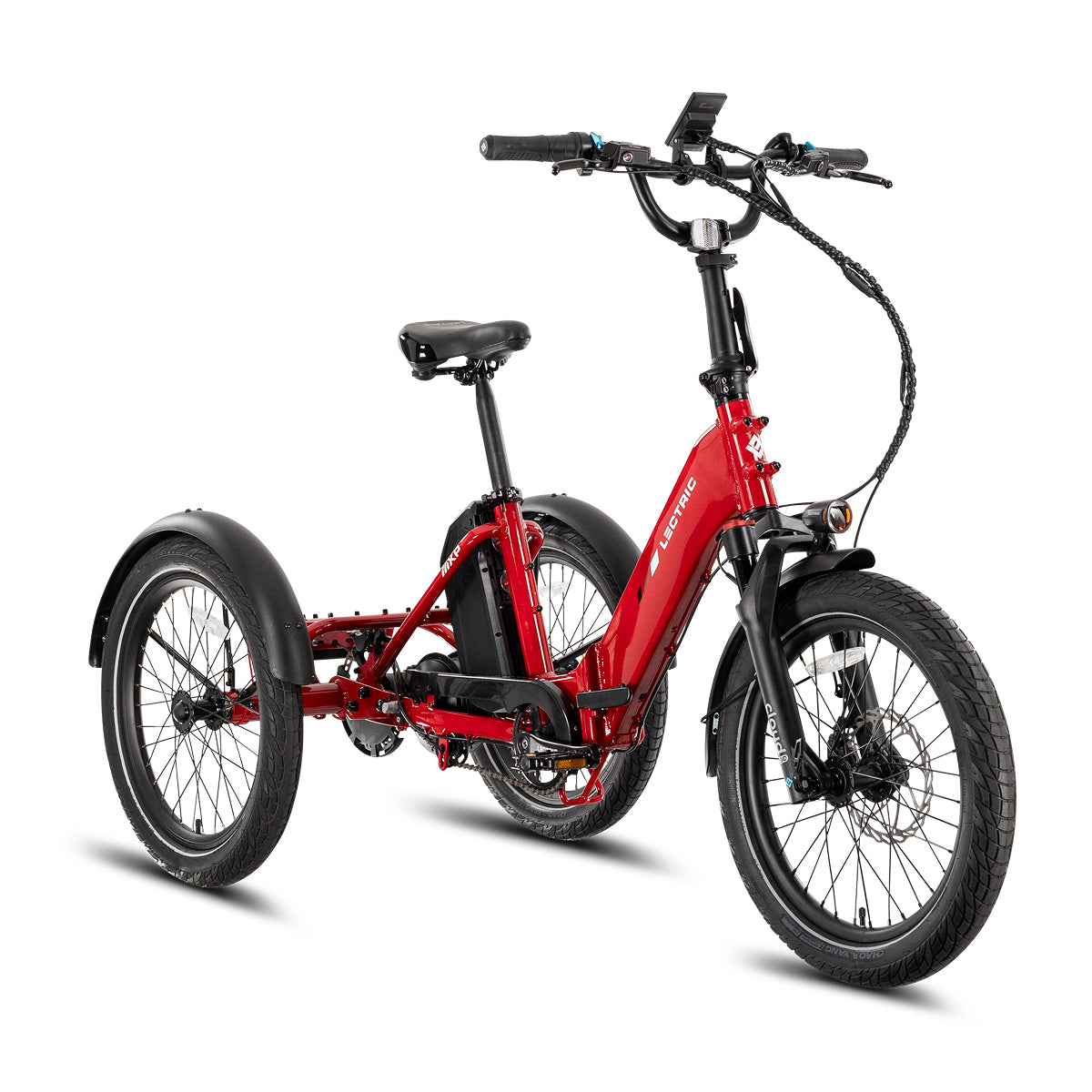 Lectric eBikes XP Trike2 750 Phoenix Red Electric Trike Foldable