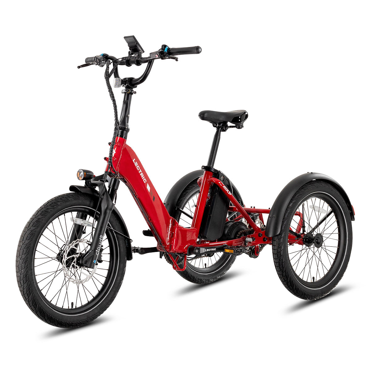 Lectric eBikes XP Trike2 750 Phoenix Red Electric Trike Foldable