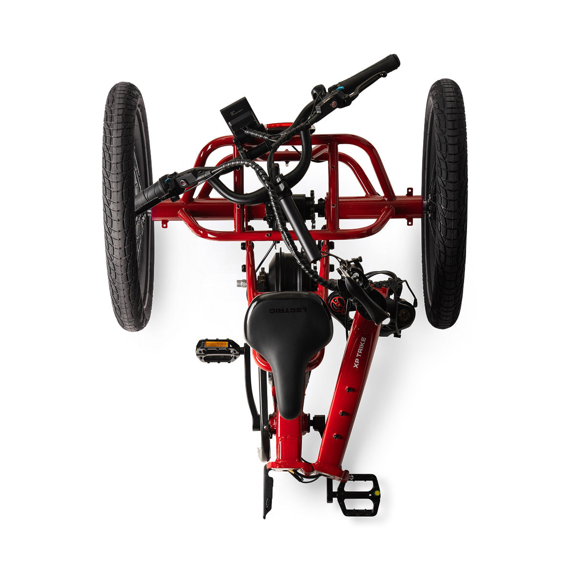 Lectric eBikes XP Trike2 750 Phoenix Red Electric Trike Foldable