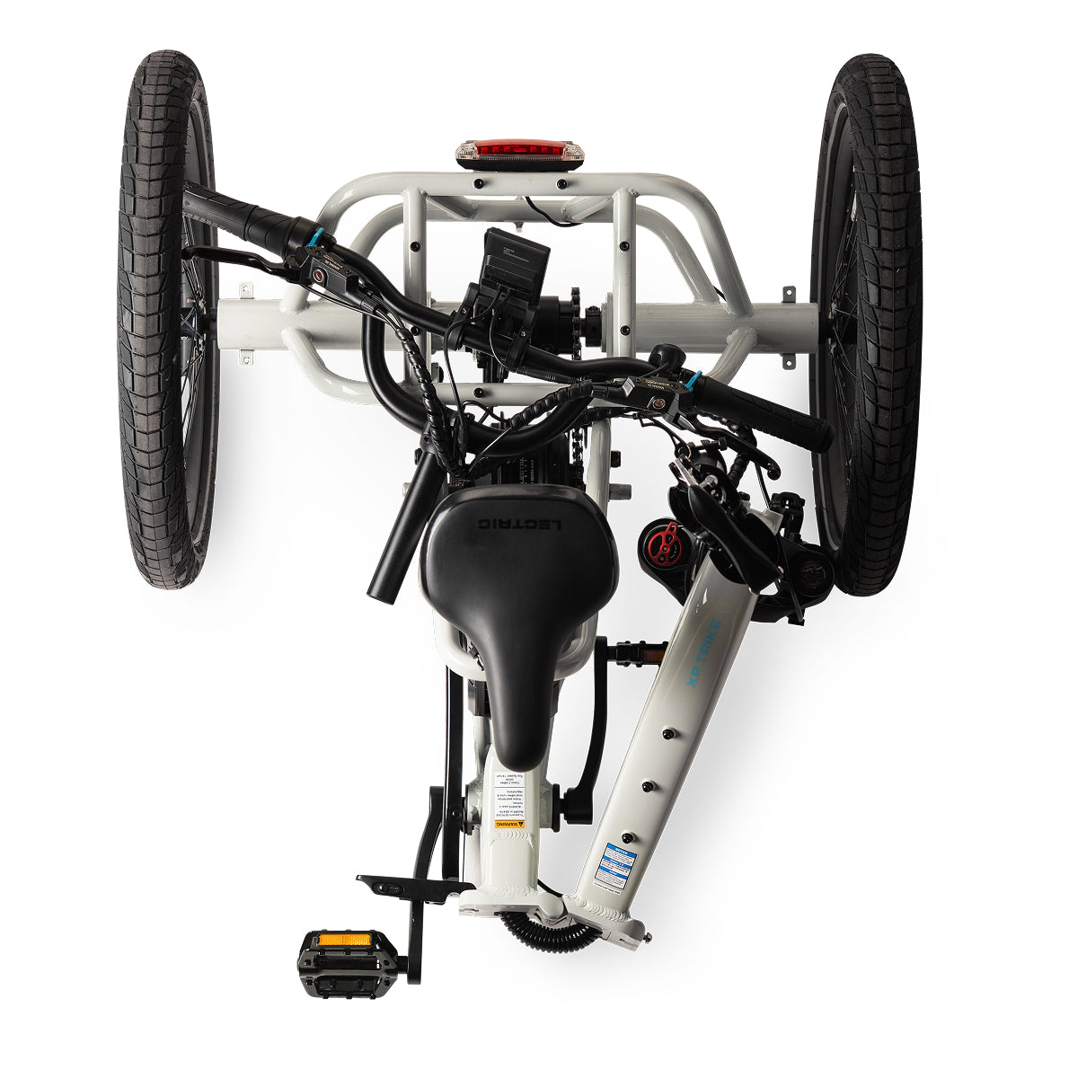 Lectric eBikes XP Trike2 Electric Trike Stratus White Foldable